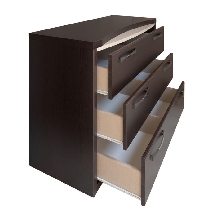 Vand Dormitor complet Allegro wenge+saten lucios, 5 piese , 25C