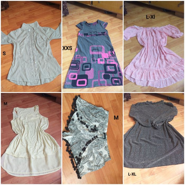 Lot haine damă mărimi cuprinse între S si L