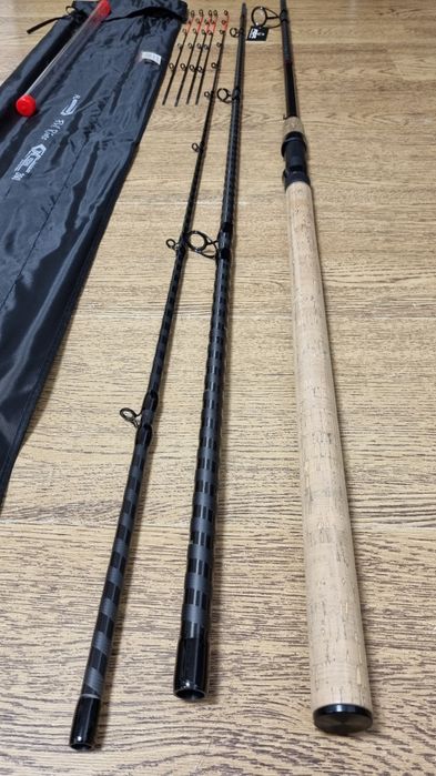 SET 2 Lansete Feeder FL FLX River 3.90m/100-250gr/3seg