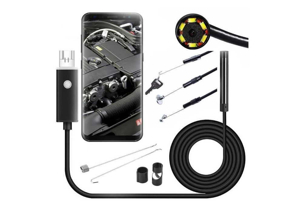 Ендоскоп камера за телефон лаптоп компютър Android с 2.5м кабел