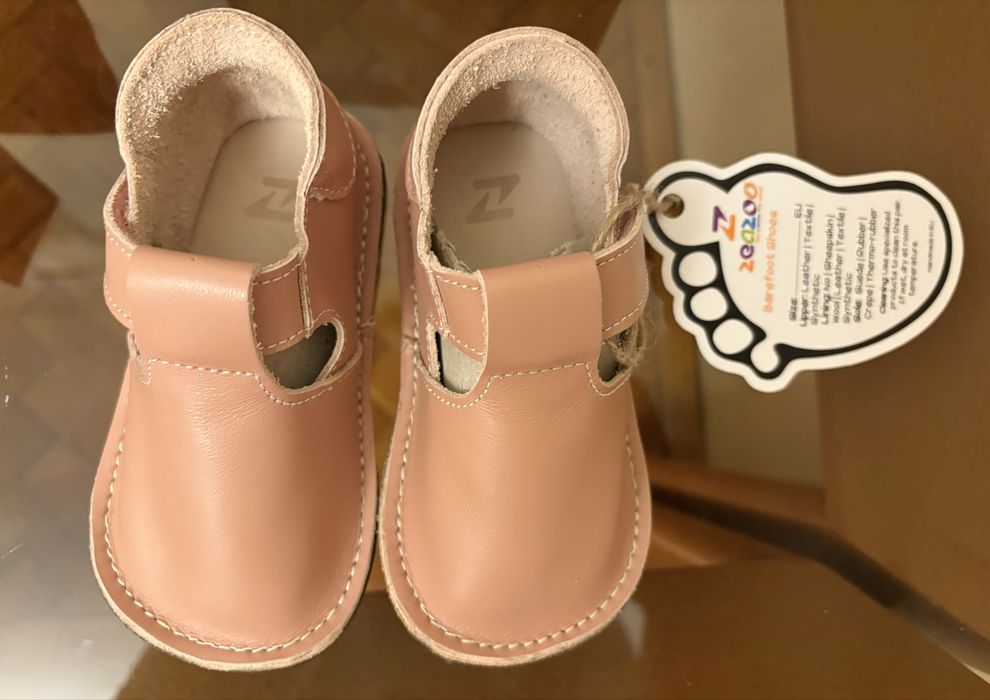 Боси обувки/сандали/пантофки Zeazoo Corelа, бежово-розови, 20 номер