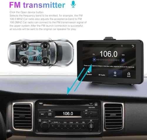 Camecho 7″ мултимедиен плеър Apple CarPlay Android Auto