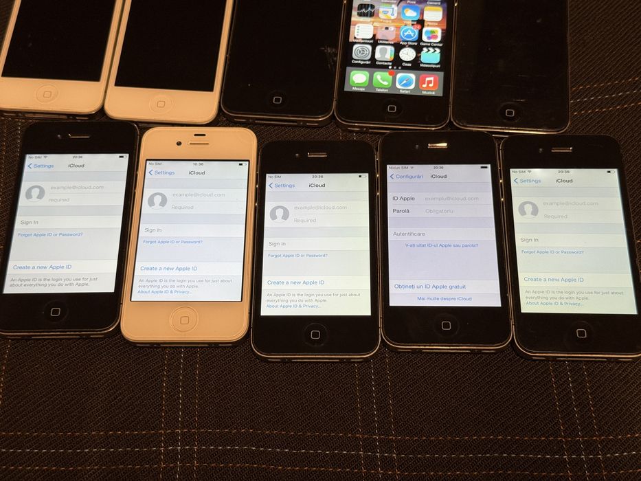 iPhone 4 si iPhone 4s Alb/Negru