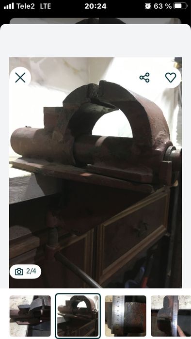 Тиски железные крепкие  СССР