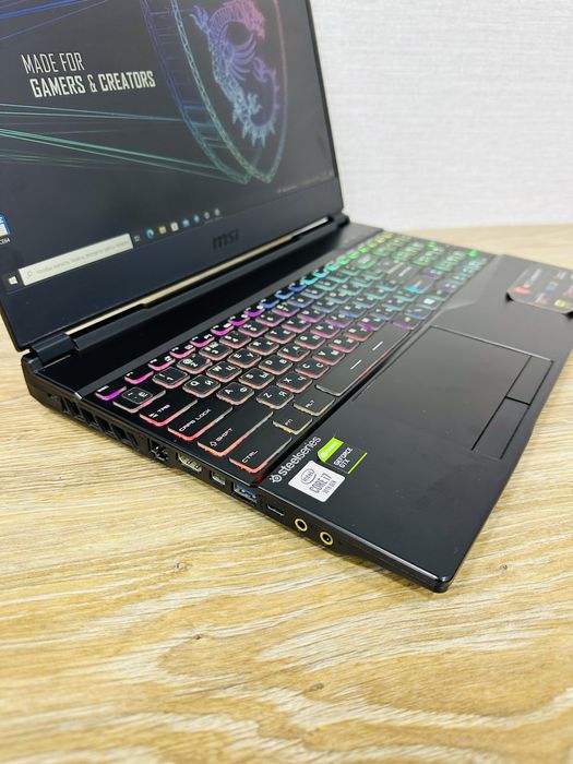 MSI Leopard Core i7+GTX1660Ti-6 ГБ Топ Игровой ноутбук с Гарантией