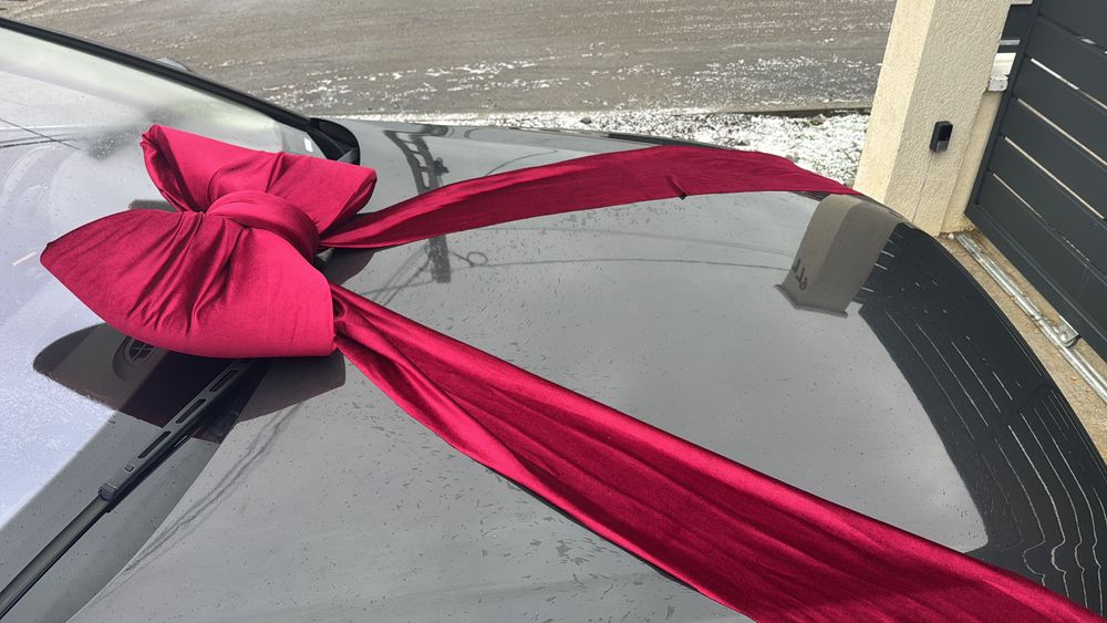 Vând funda mare din catifea cu panglici de 150 cm