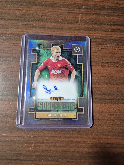 Paul Scholes Topps auto/99
