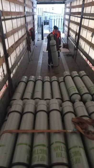 Аргон высокой чистоты 5.0 (99,999%) и 6.0 (99,9999%) в 40л баллоне