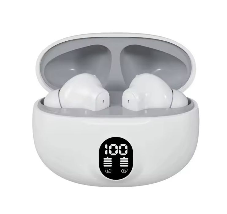 Безжични Bluetooth слушалки с дисплей за заряда - кристален звук