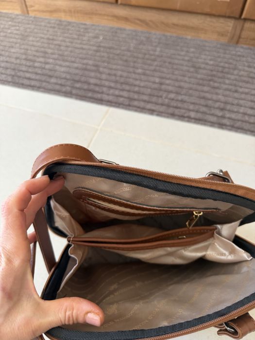 Дамска чанта от естествена кожа