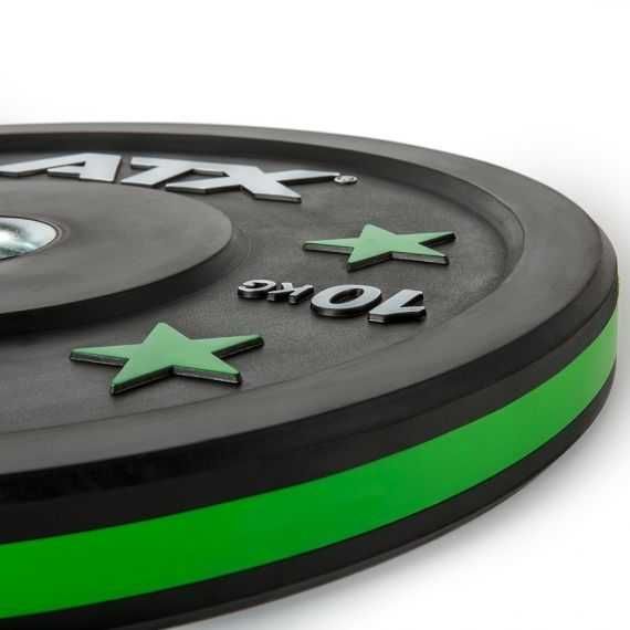 ПРОМО! Олимпийски Дискове Bumper Plates ATX Stripes Тежести 2 х 10 кг