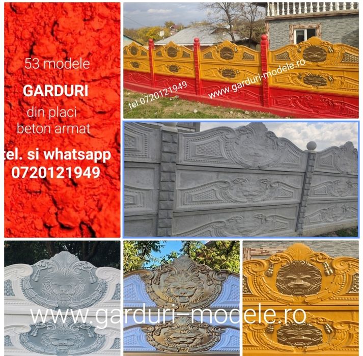 Garduri durabile din placi beton armat.Transportam în țară