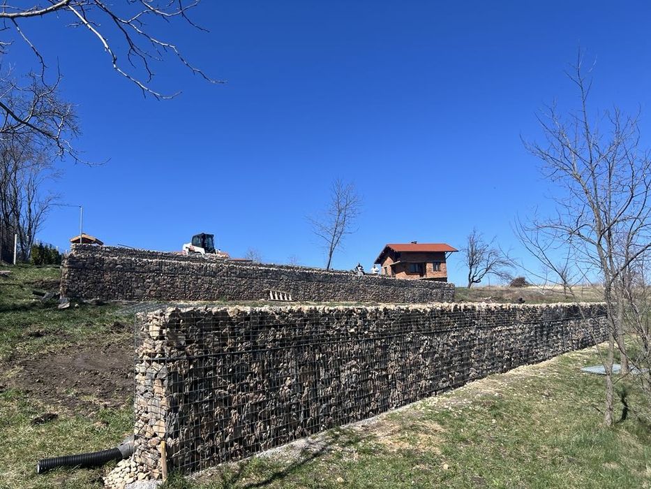 Пройзводство на Габиони (Подпорна стена)