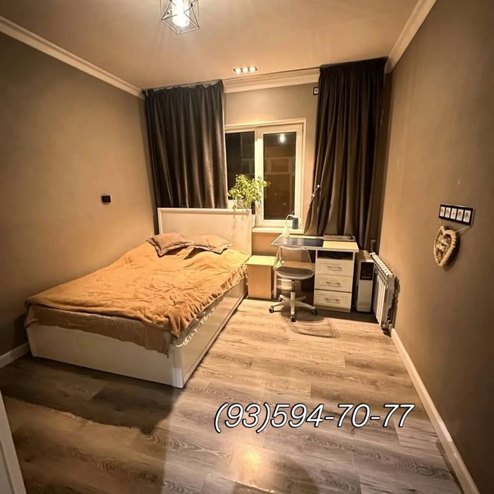 3 Xonali  ZAMONAVIY  kvartira Sotiladi, Sergeli 3, Metro Turon,