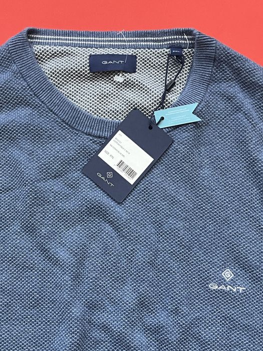 GANT : Cotton Pique C-Neck  НОВ 2ХЛ / Оригинал