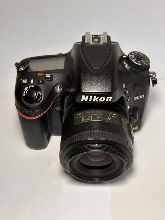 Nicon D610 с объективом 35мм