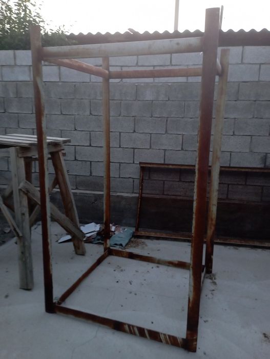 Летний душевой каркас