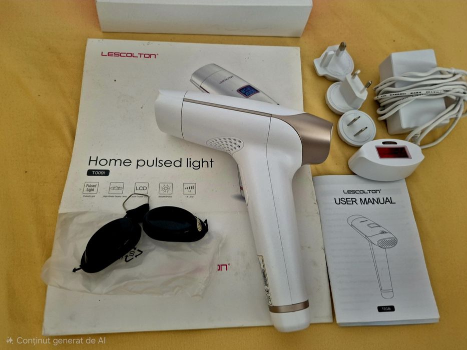 Epilare definitivă acasă – IPL LESCOLTON complet