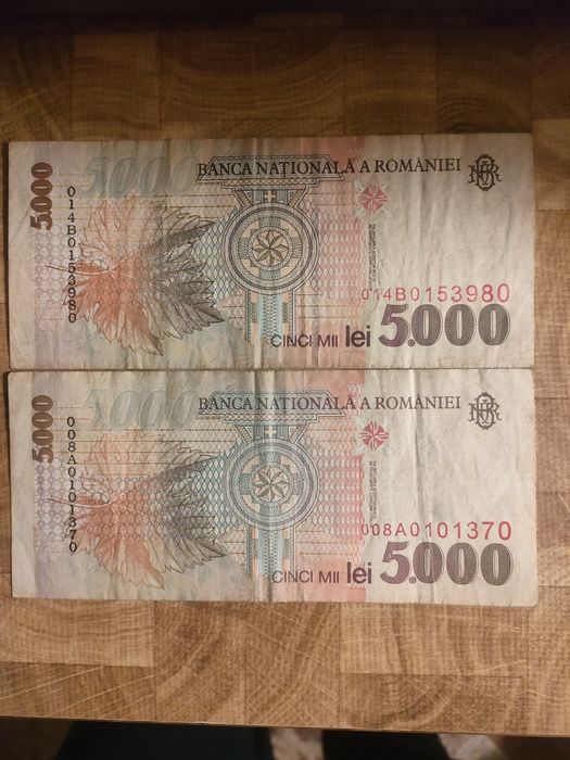 Vand bancnote vechi de 5000