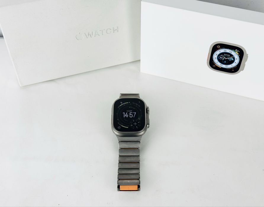 Apple Watch Ultra 49mm Cellular Titanium Отличен! Гаранция!