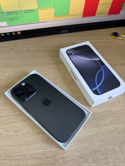 iPhone 16 Pro Black Titanium 256 GB