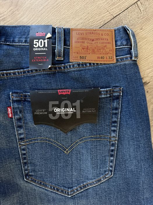 Blugi LEVIS 501 Albastru Barbati | Marime 40 x 32 (Talie 104 cm)