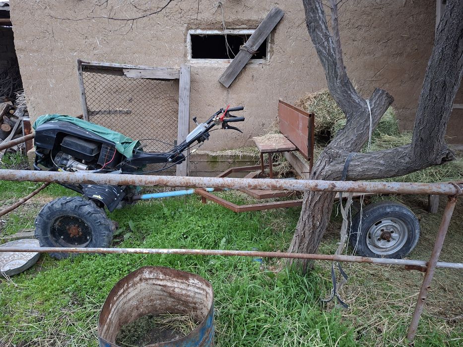 Motoblok aravasi bilan