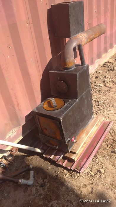 Печка на твердом топливе (уголь)