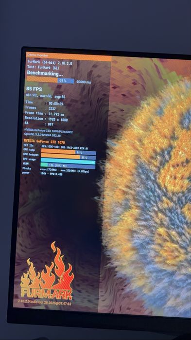 Placa video gaming gtx 1070 8gb msi