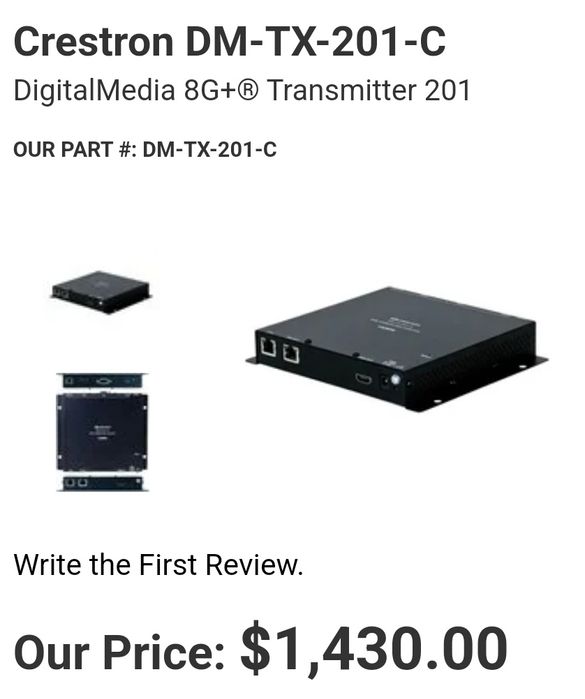 Crestron DM-TX-201-C (2шт)