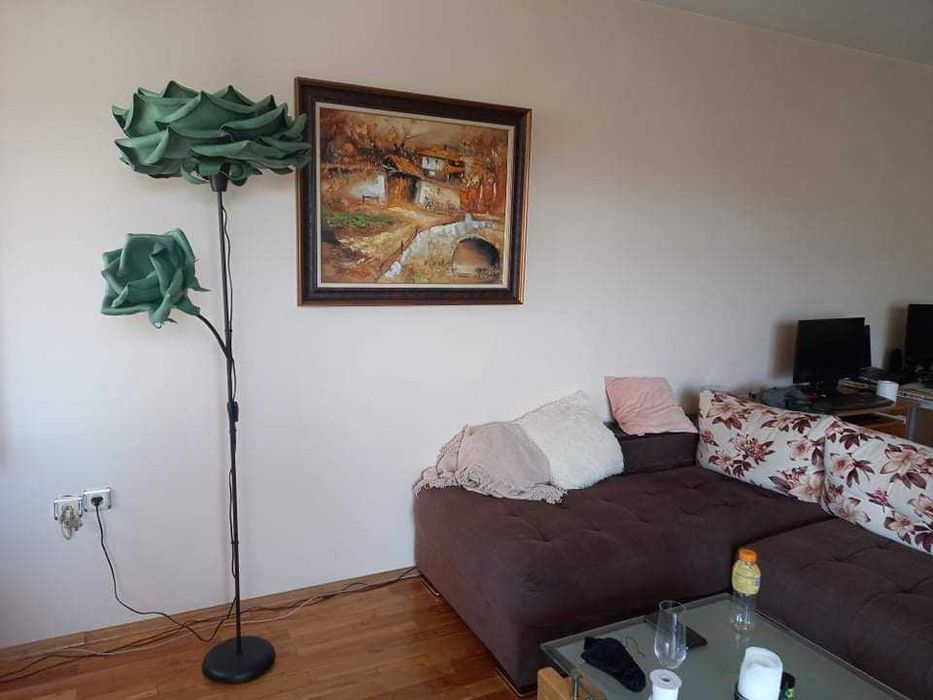 Лампион ръчно декориран роза