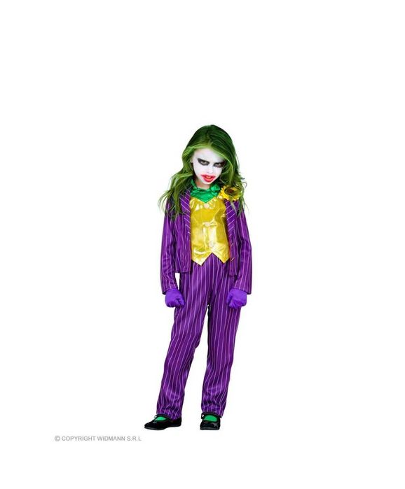 Costum Joker copii 116 cm 3-5 ani halloween carnaval petrecere