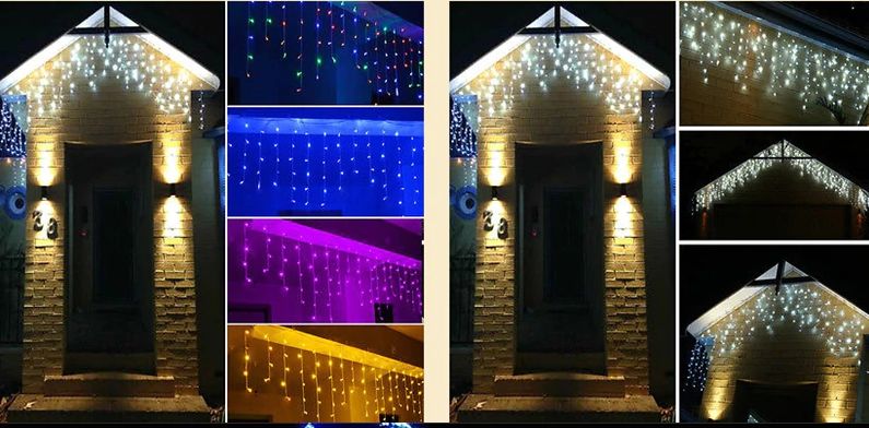 Сини Лампички тип Висящи с опция снаждане 5, 10,15,20броя отстъпки