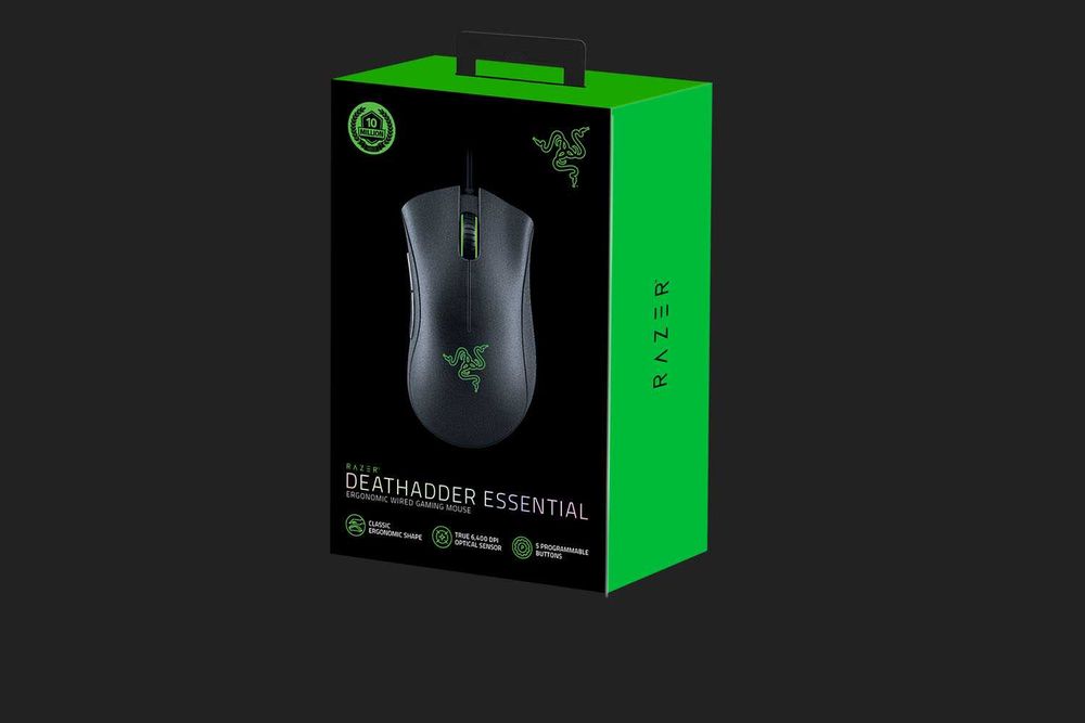 Проводная игровая мышь Razer DeathAdder Essential, 6400 точек на дюйм