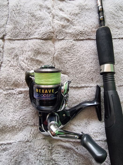 Combo spining Safina-X Spin 210cm 5-20g + Shimano Nexave 3000SFD