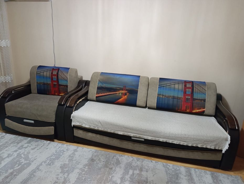 Продам диван и кресло