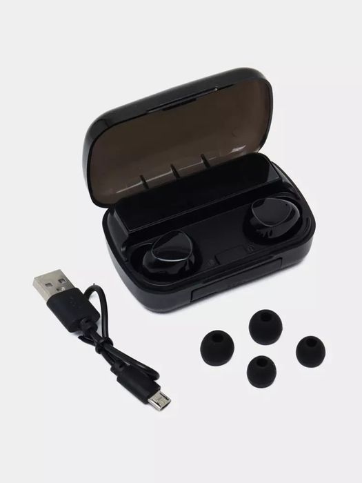 Simsiz quloqchinlar M10 Power bank bilan butun uzbekiston buyicha