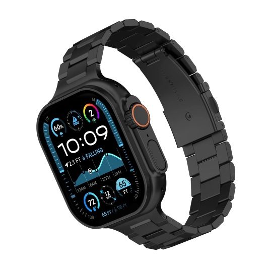 ARTCHE Strap brățară metalică din inox, compatibilă cu Apple Watch*