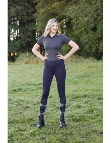 Еластичен дамски брич за конна езда тип клин Covalliero "Classic Star"