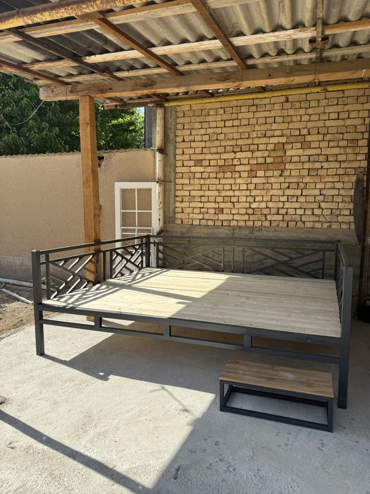 Тапчан, Крават,сури премиум сифат temir tapchan loft hi tech suri