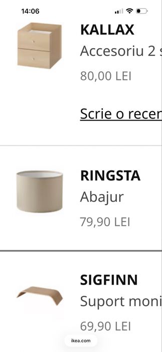 Abajur Ikea skottorp ringsta