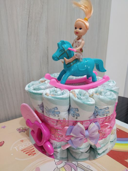 Мини торта от памперси Налични