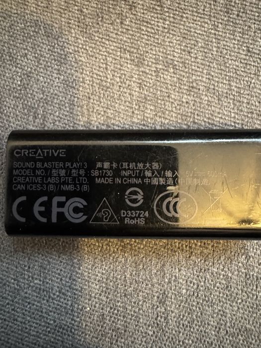 Placa Audio CREATIV SoundBlaster Play! 3