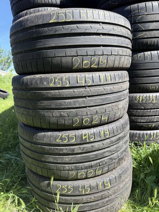 255/45/19” Set 4 buc Continental dot 2024.anv Vară. Impecabile.