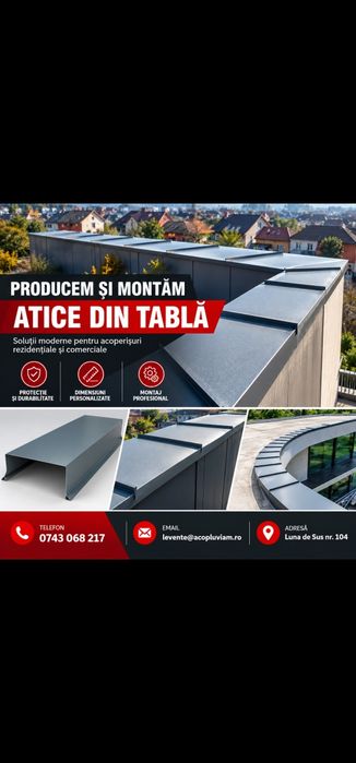 Distribuitor tabla acoperis din  aluminiu Prefa