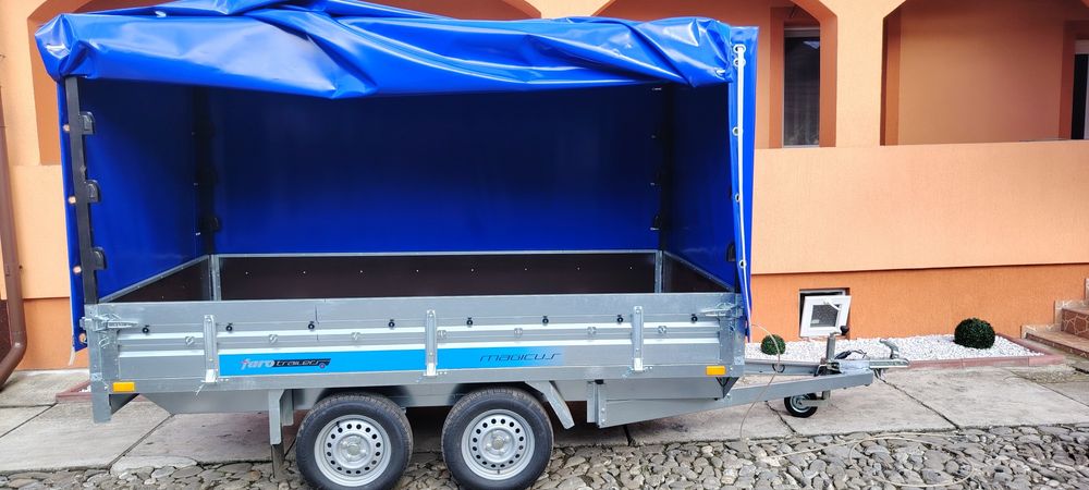 Remorca auto faro magicus 300x150cm 2 axe 750kg