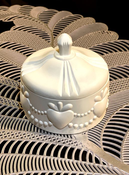 Ghiveci plante suculente și cactusi cutie bijuterii handmade din ipsos