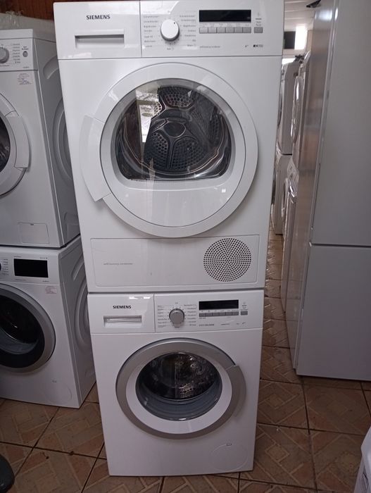 Комплект пералня и сушилня с термопомпа Сименс Siemens С+++ 8кгГаранци
