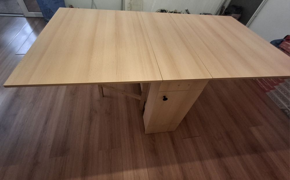 Masă pliabila stejar  90×180