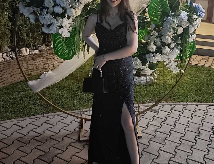 Rochie neagra lunga